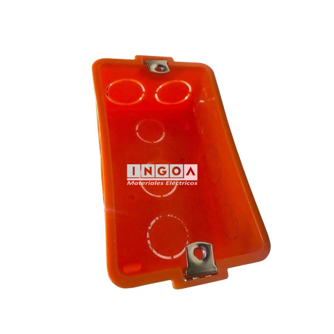 Caja Distribucion C/Oreja Metalica 13E P/Tabique Naranja5