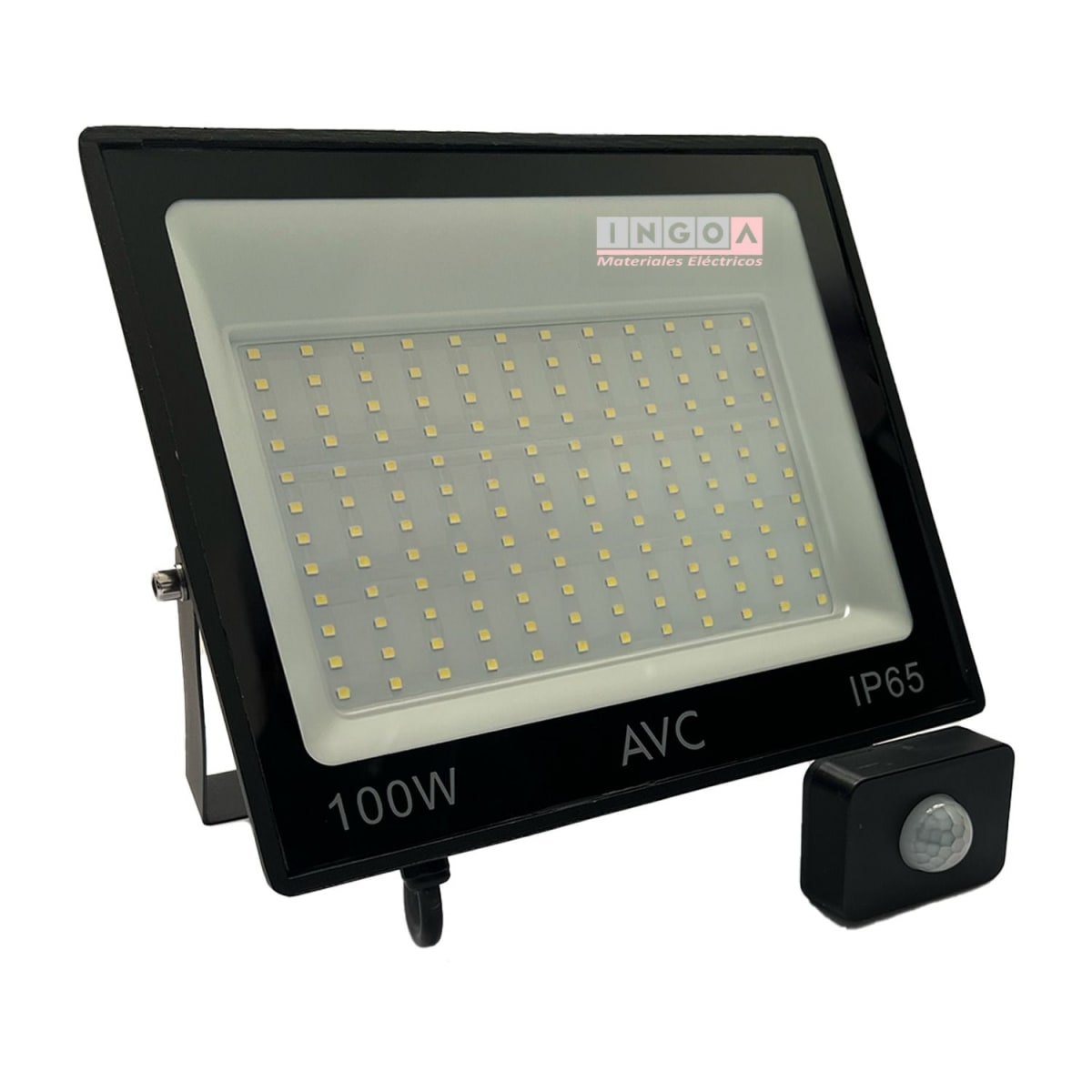 Foco Proyector Led con Sensor 100W 10000LM IP65 6500K-AVC - Vista 3