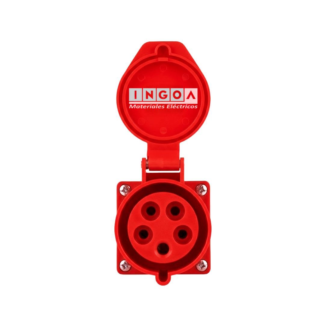 Enchufe Ind. Hembra Sobrepuesta 3P+N+T 32A 380V IP44 - Winelec2