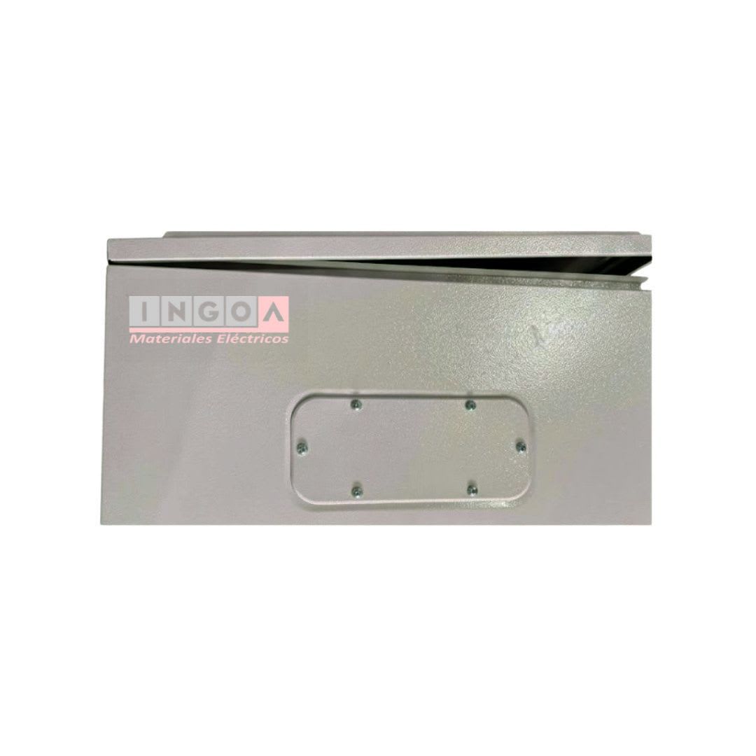 Gabinete Tablero Metalico 700x500x250 C/Chasis 88Mod IP65 Ral 7032 - Vista 4