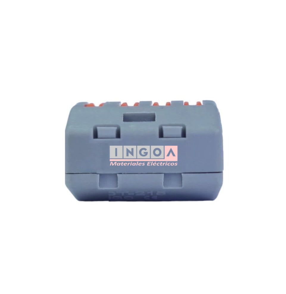 Conector Rapido Clip Wago 0.8-4mm2 32A 3 Vías (100un)5