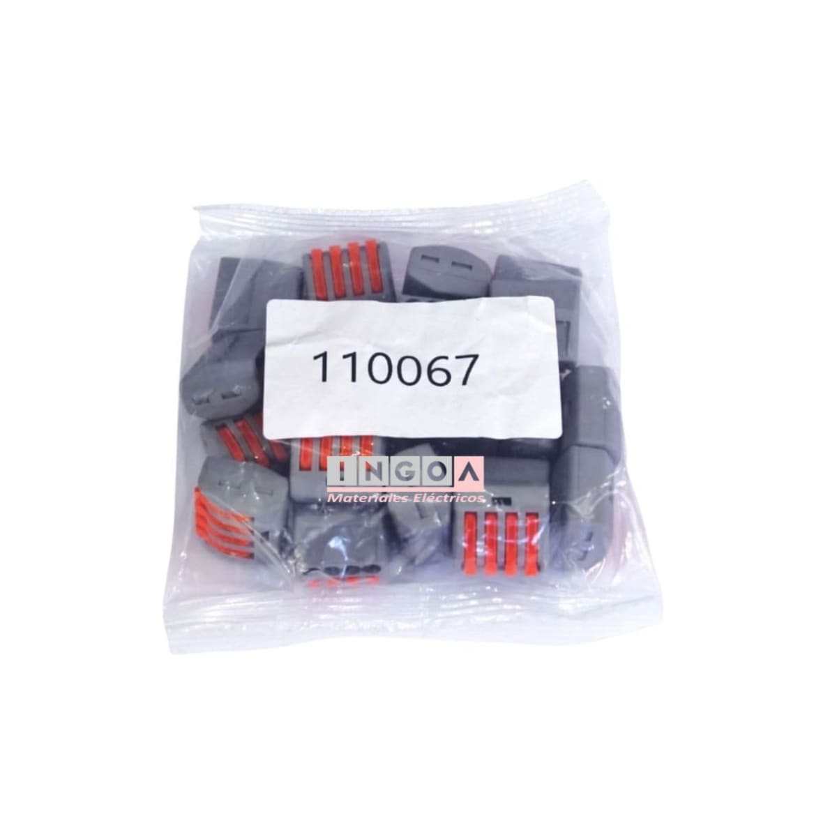 Conector Rapido Clip Wago 0.8-4mm2 32A 4 Vías (100un)8