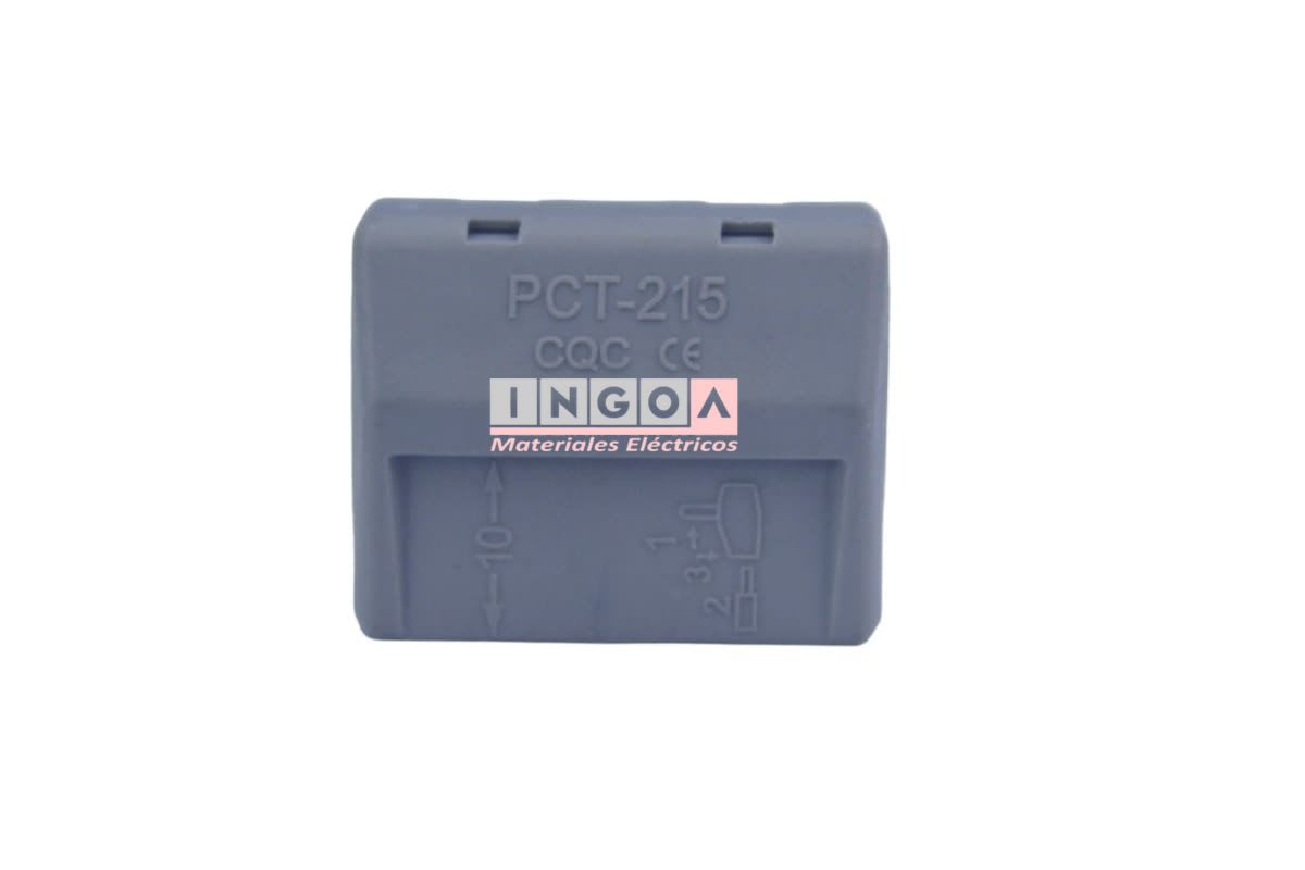 Conector Rapido Clip Wago 0.8-4mm2 32A 5 Vías (50un)5