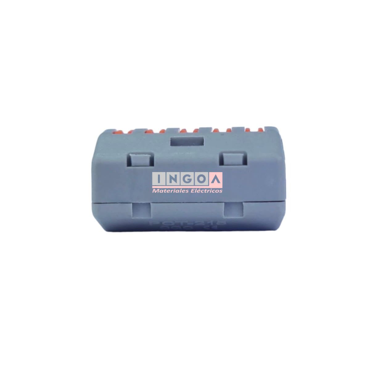 Conector Rapido Clip Wago 0.8-4mm2 32A 5 Vías (50un)6