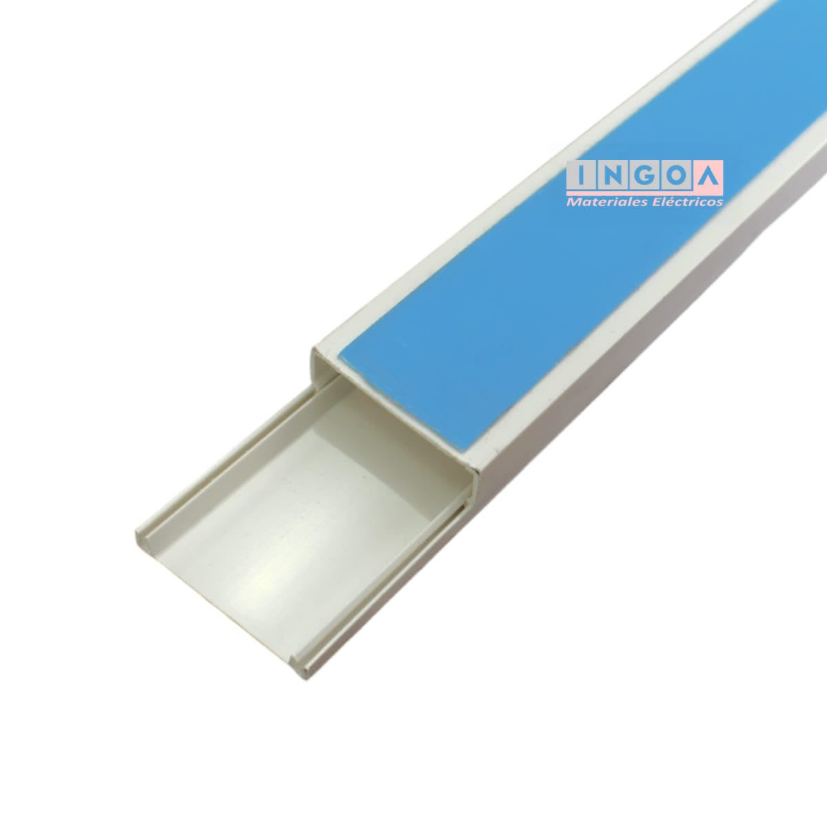 Canaleta PVC BLANCA DLP 40X16MM X 2MTS Con Adhesivo4