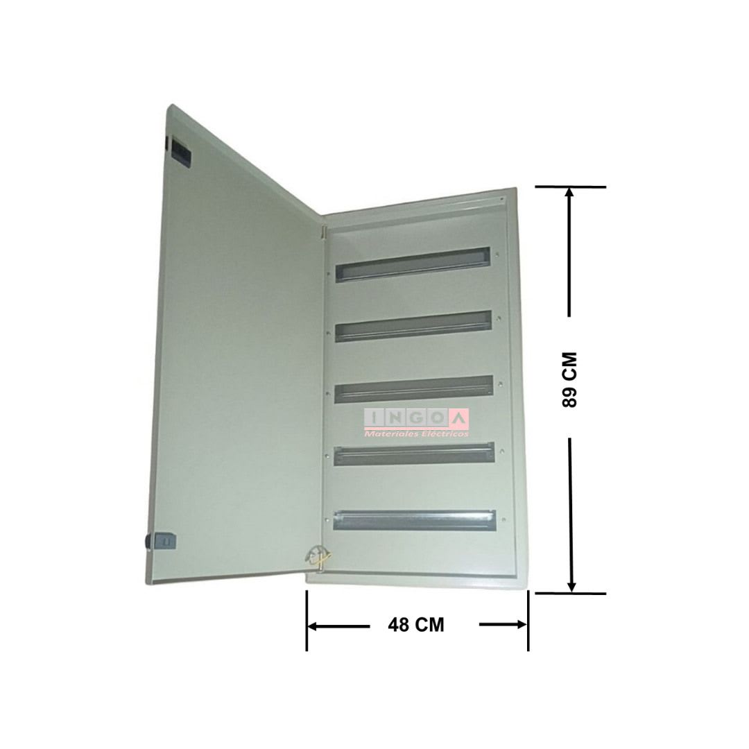 Tablero Metalico Embutido 90 Modulos IP41 Ral7032 - Vista 5