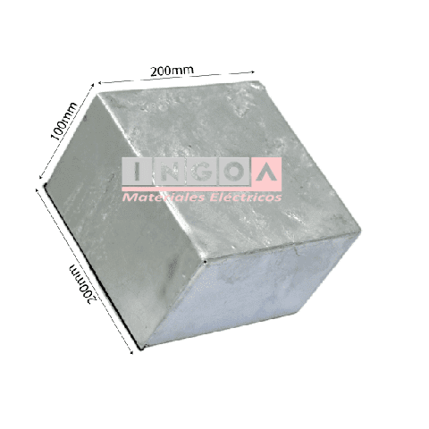 Caja Metalica Galvanizada en Caliente B22 200X200X100MM2