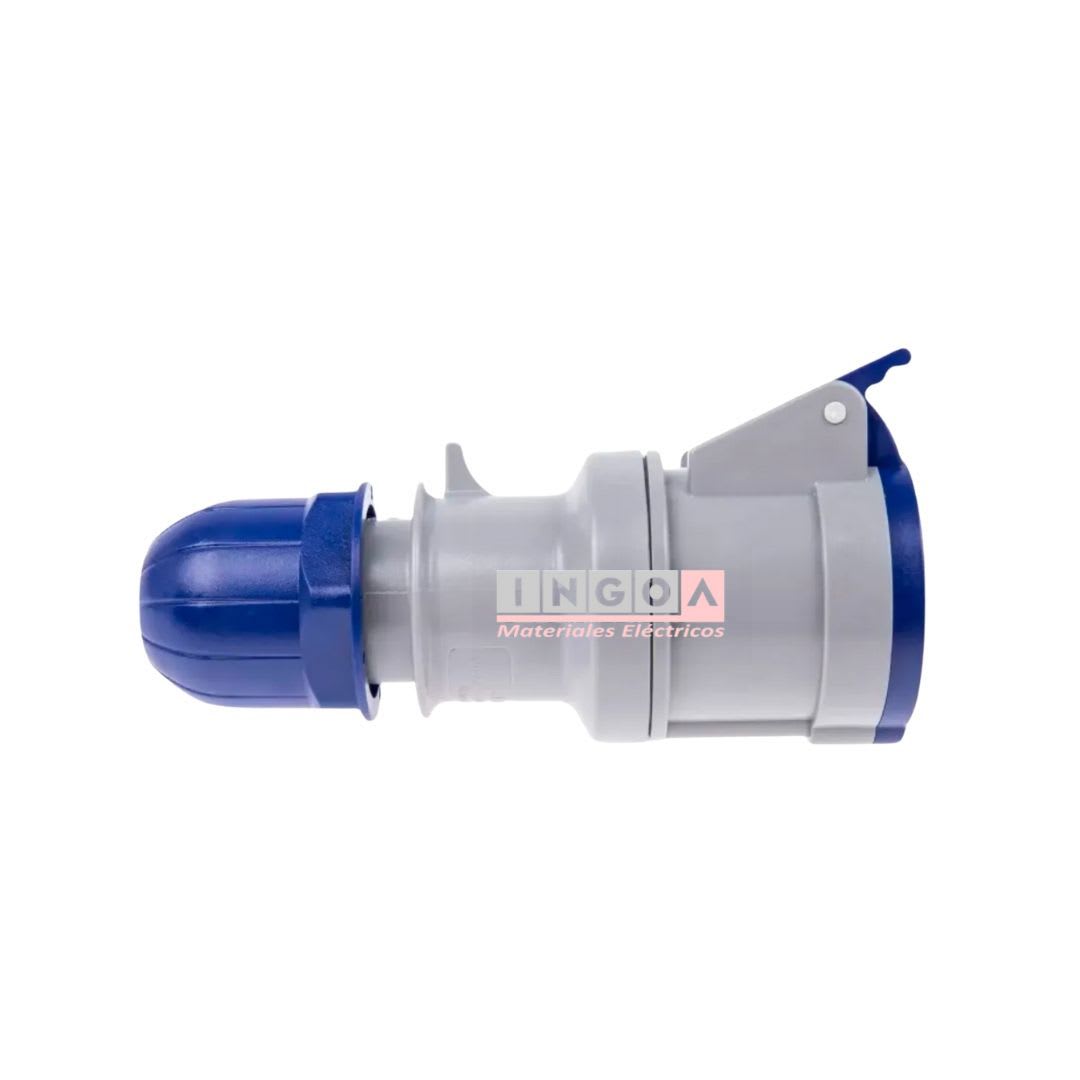 Enchufe Ind. Hembra Volante 2P+T 16A 220V IP44 - Scame - Vista 5