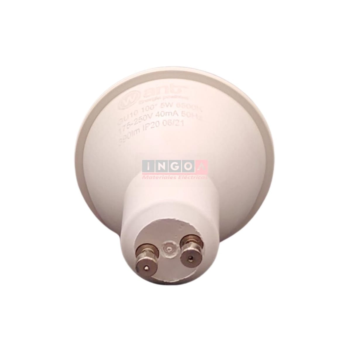 Ampolleta Dicroica Led GU-10 5W 390LM 6500K - Want - Vista 4