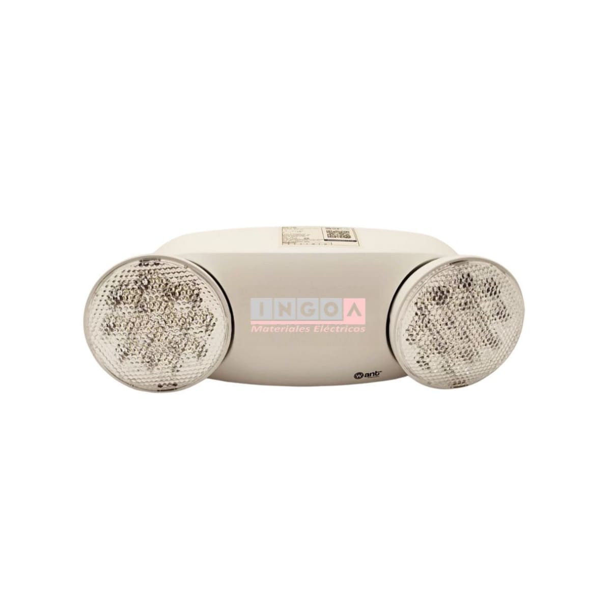 Lampara de Emergencia Led 2,4W 6.500K Focos Redondos3