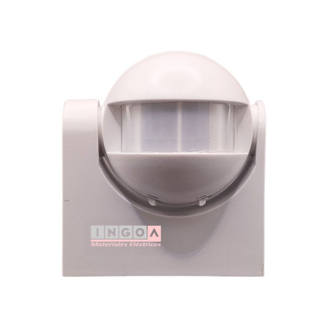 Sensor de Movimiento 180° Sobrep. Infrarrojo 10seg-7min IP44-Want2