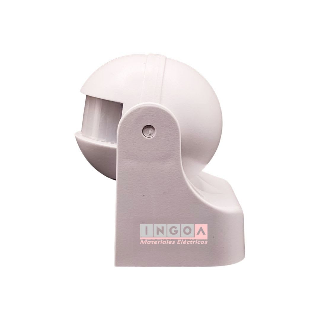 Sensor de Movimiento 180° Sobrep. Infrarrojo 10seg-7min IP44-Want5