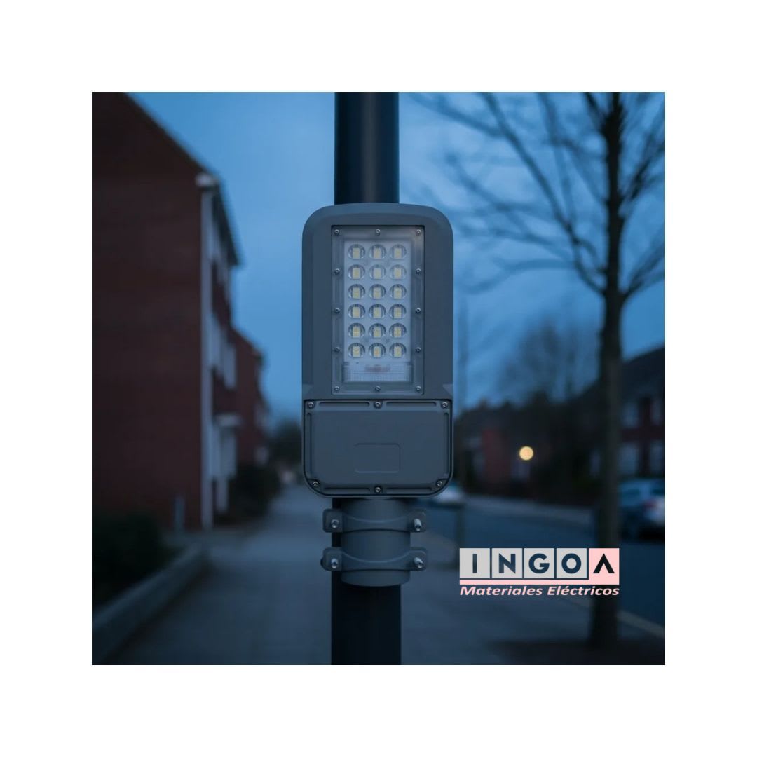Luminaria Alumbrado Publico Slim Led 60W 7800LM Luz Fria WANT - Vista 7