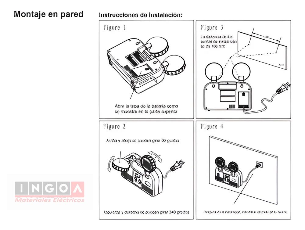 Lampara de Emergencia Led 15W 3000LM 6500K EEP Mickey Want2