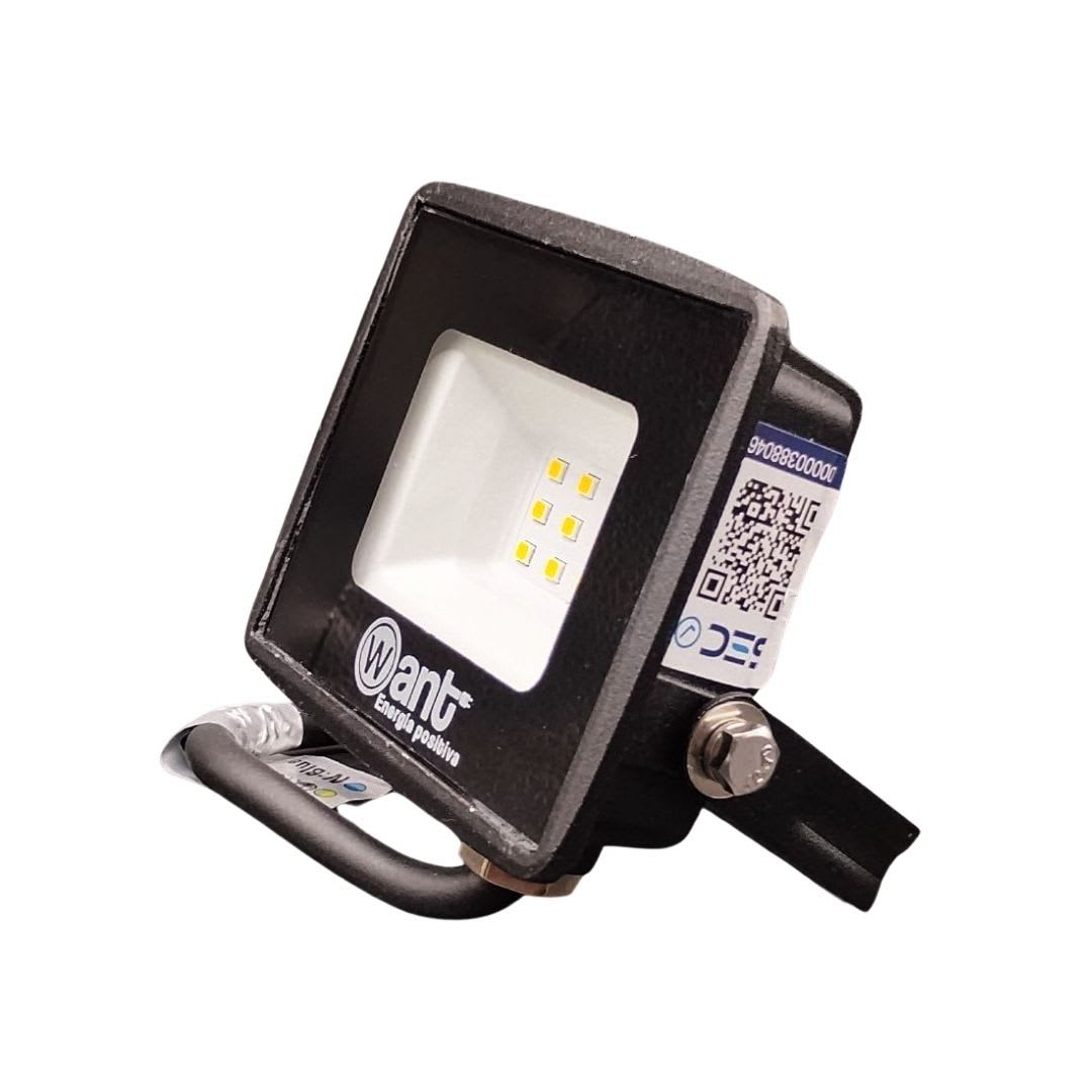 Foco Proyector Led 10W 1200LM IP65 3000K - Want - Imagen Principal