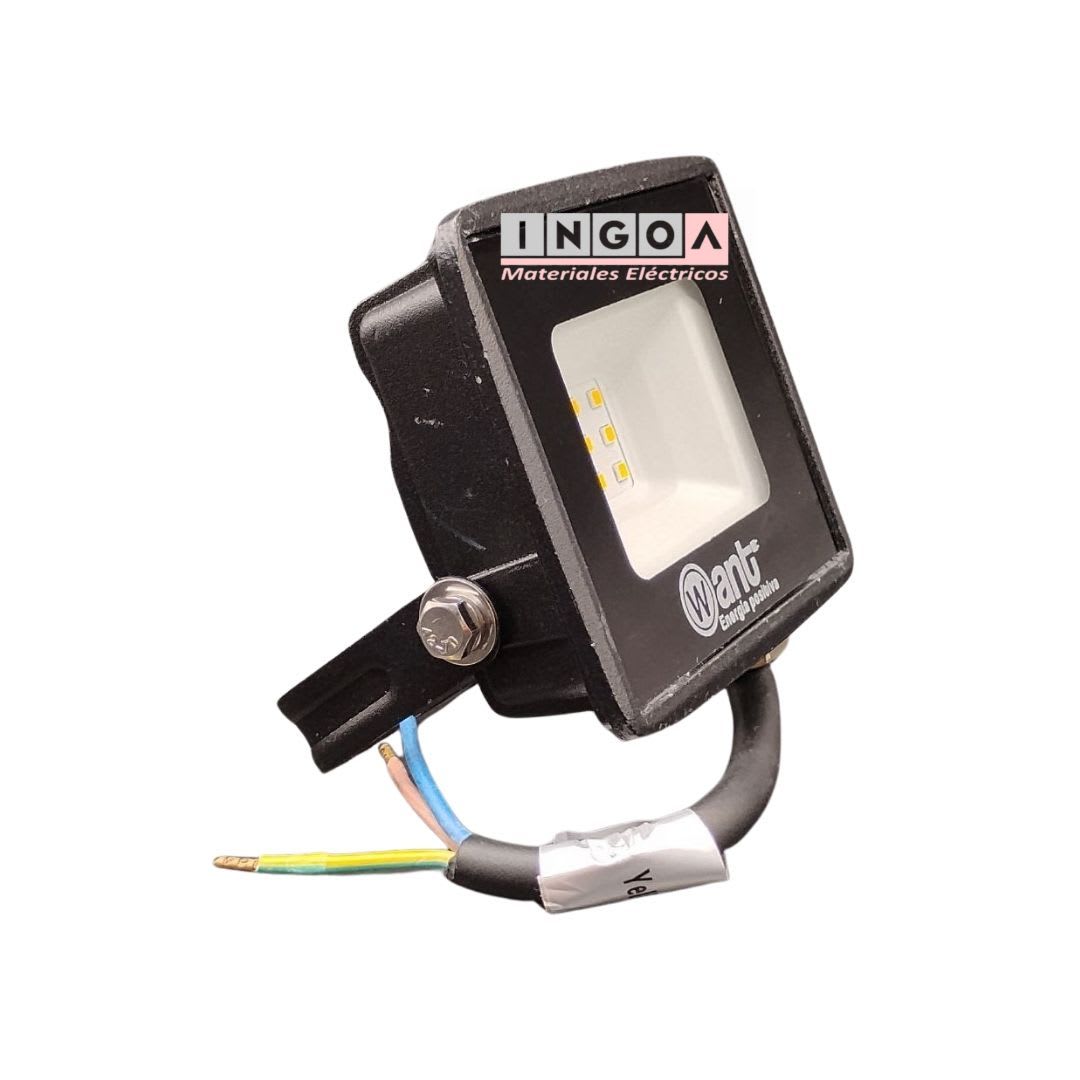 Foco Proyector Led 10W 1200LM IP65 3000K - Want - Vista 3
