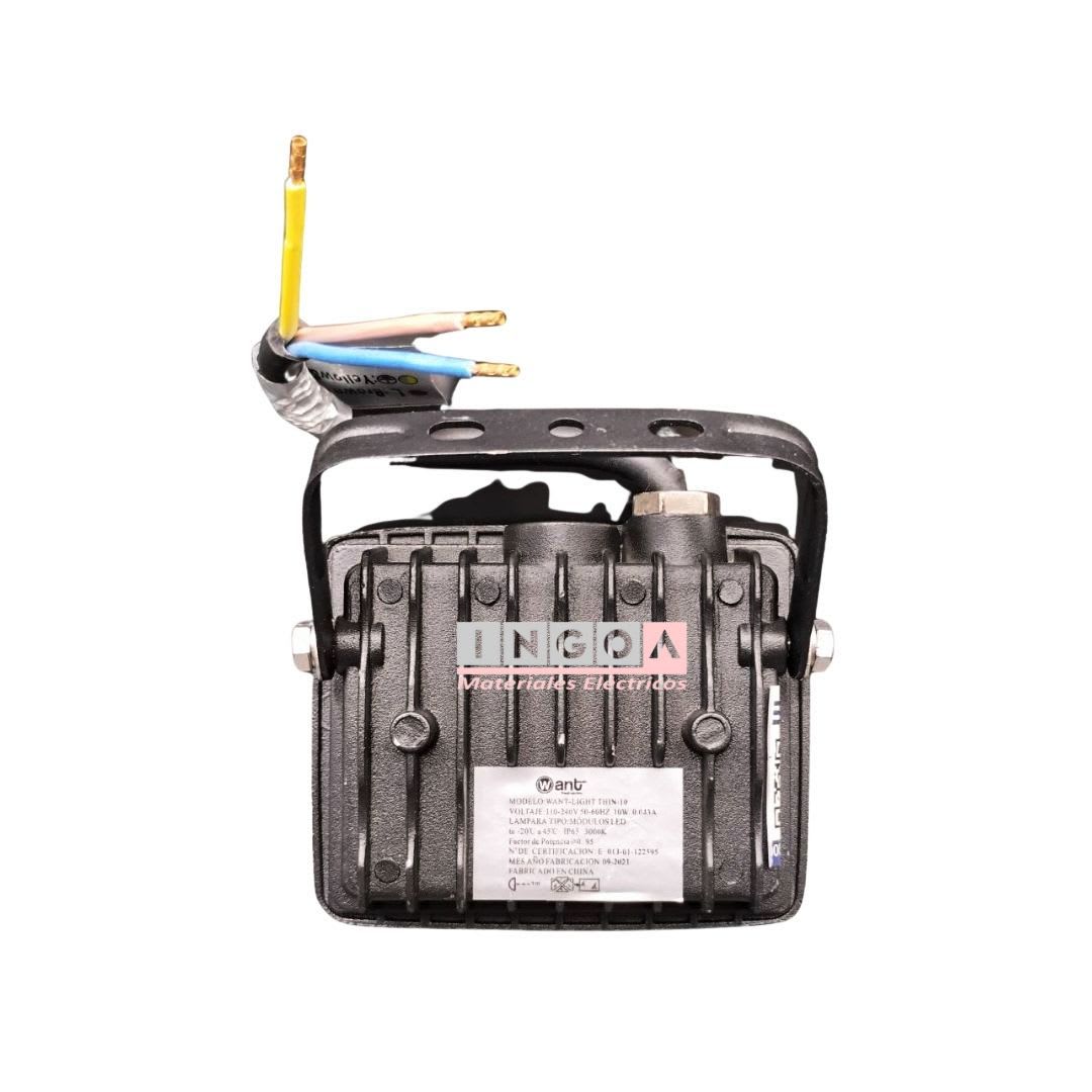 Foco Proyector Led 10W 1200LM IP65 3000K - Want5