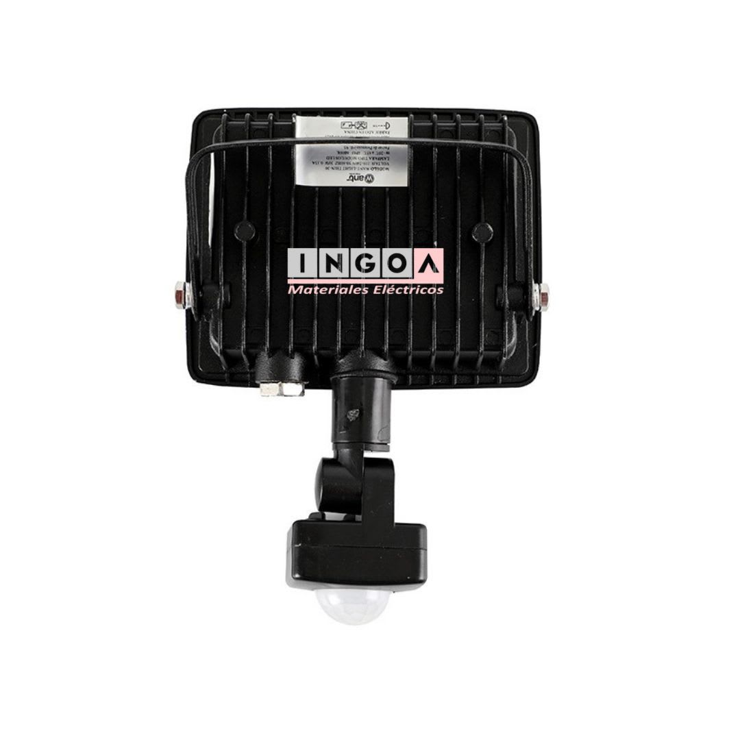 Foco Proyector Led con Sensor 30W 3600LM IP65 6000K - Want - Vista 3