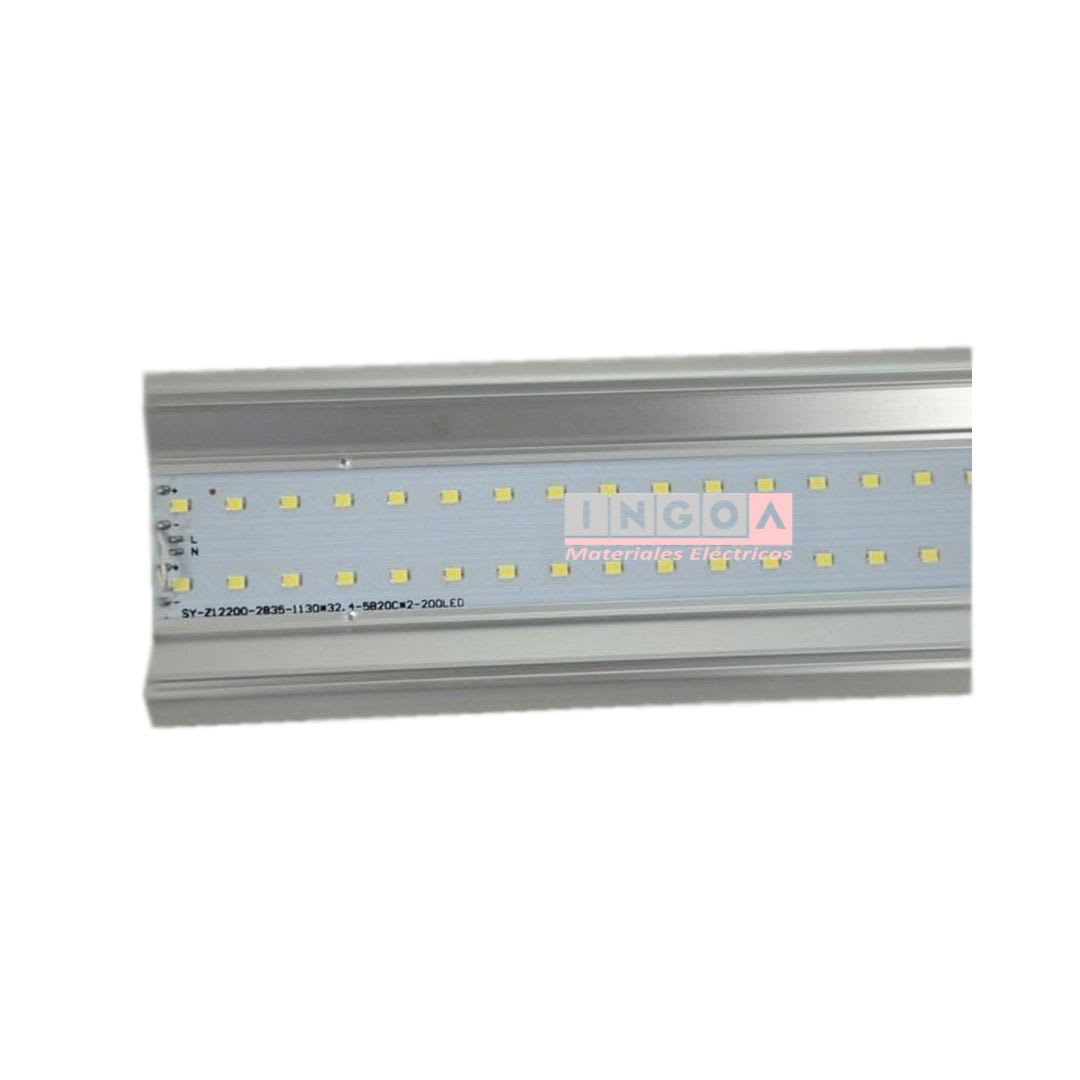 Flat Tubo Led Regleta Plana 36W 120cm 2880LM 5700K IP20 - Want - Vista 3