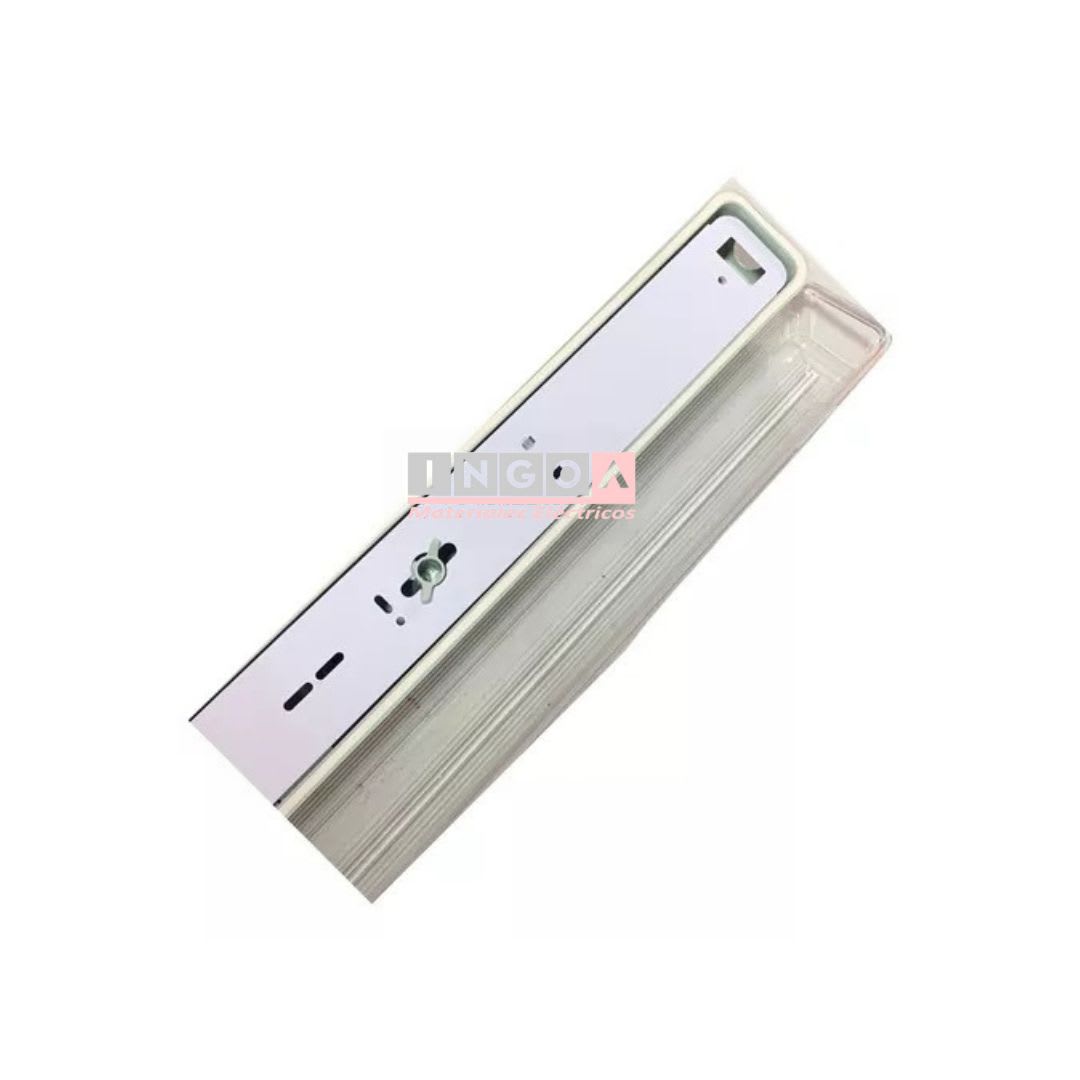 Canoa Estanco para Tubo Led 1X36W Transparente 120cm / Sin tubo - Want - Vista 2