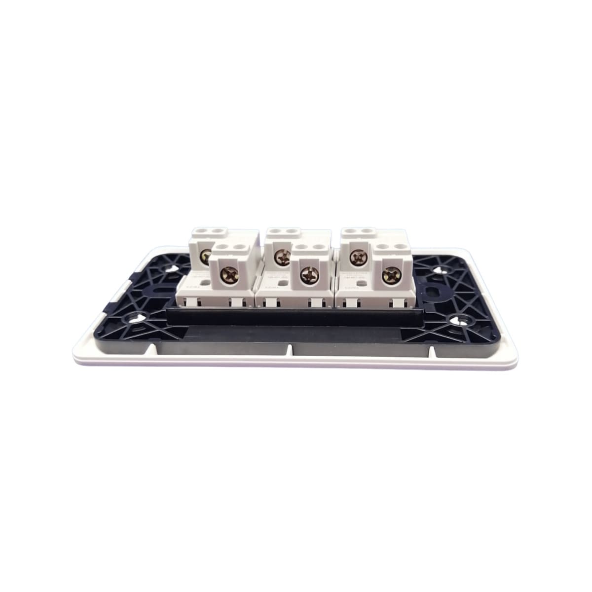 Interruptor triple Emb. 9/32 10A 250V Blanco - Want5