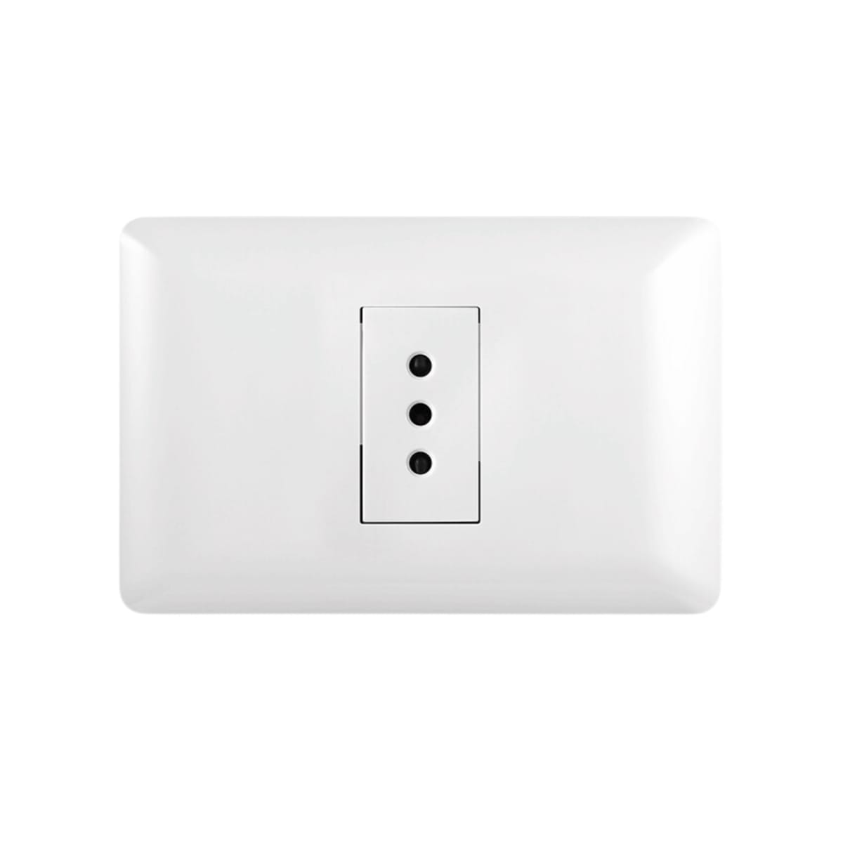 Enchufe Simple Emb. 10A 250V Blanco - Want 0