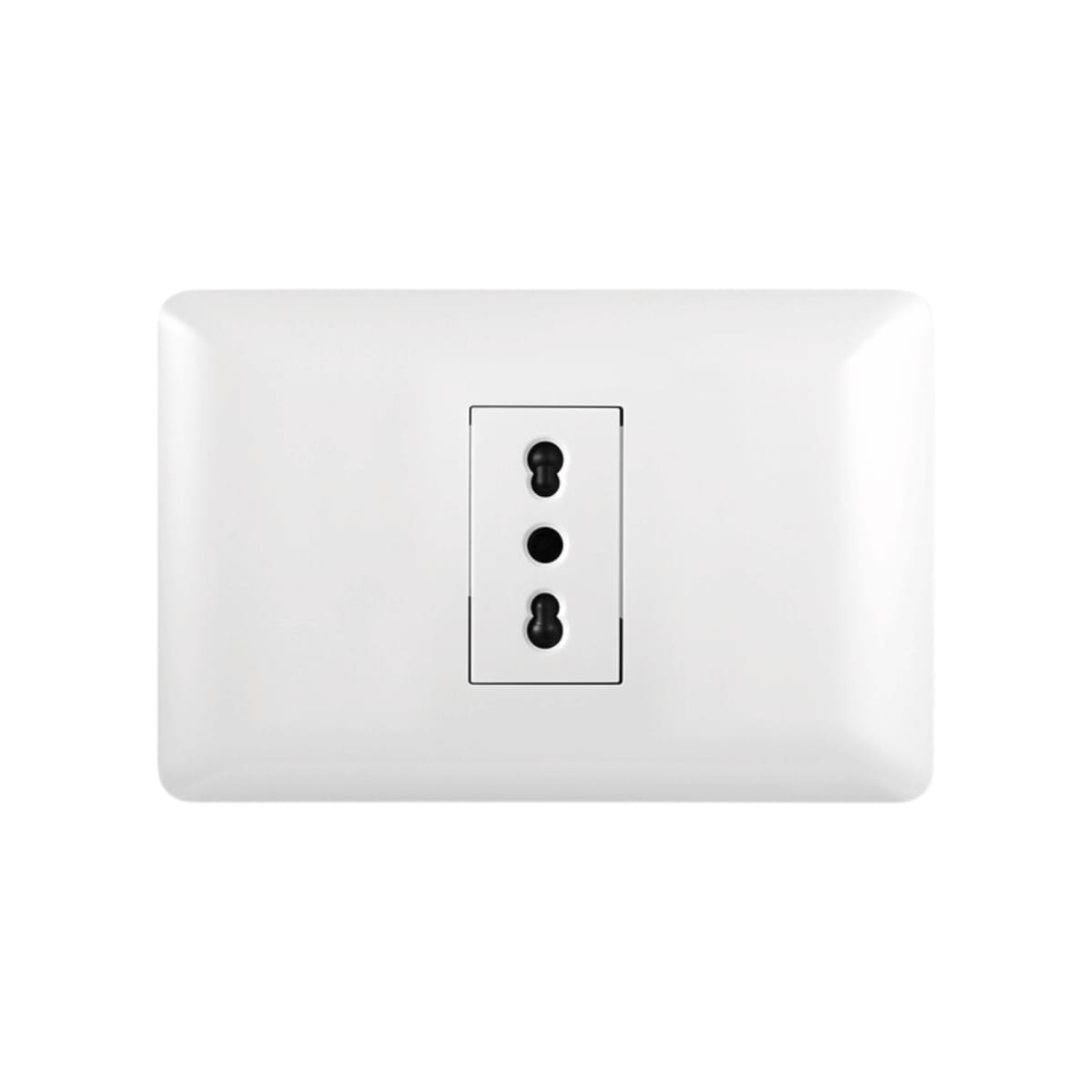 Enchufe Simple Emb. 10/16A 250V Blanco - Want 0