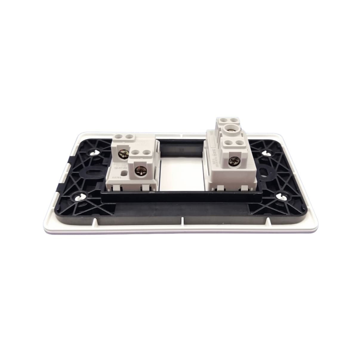 Interruptor Simple Emb. 9/12 + Enchufe Simple 10/16A 250V Blanco - Want - Vista 5
