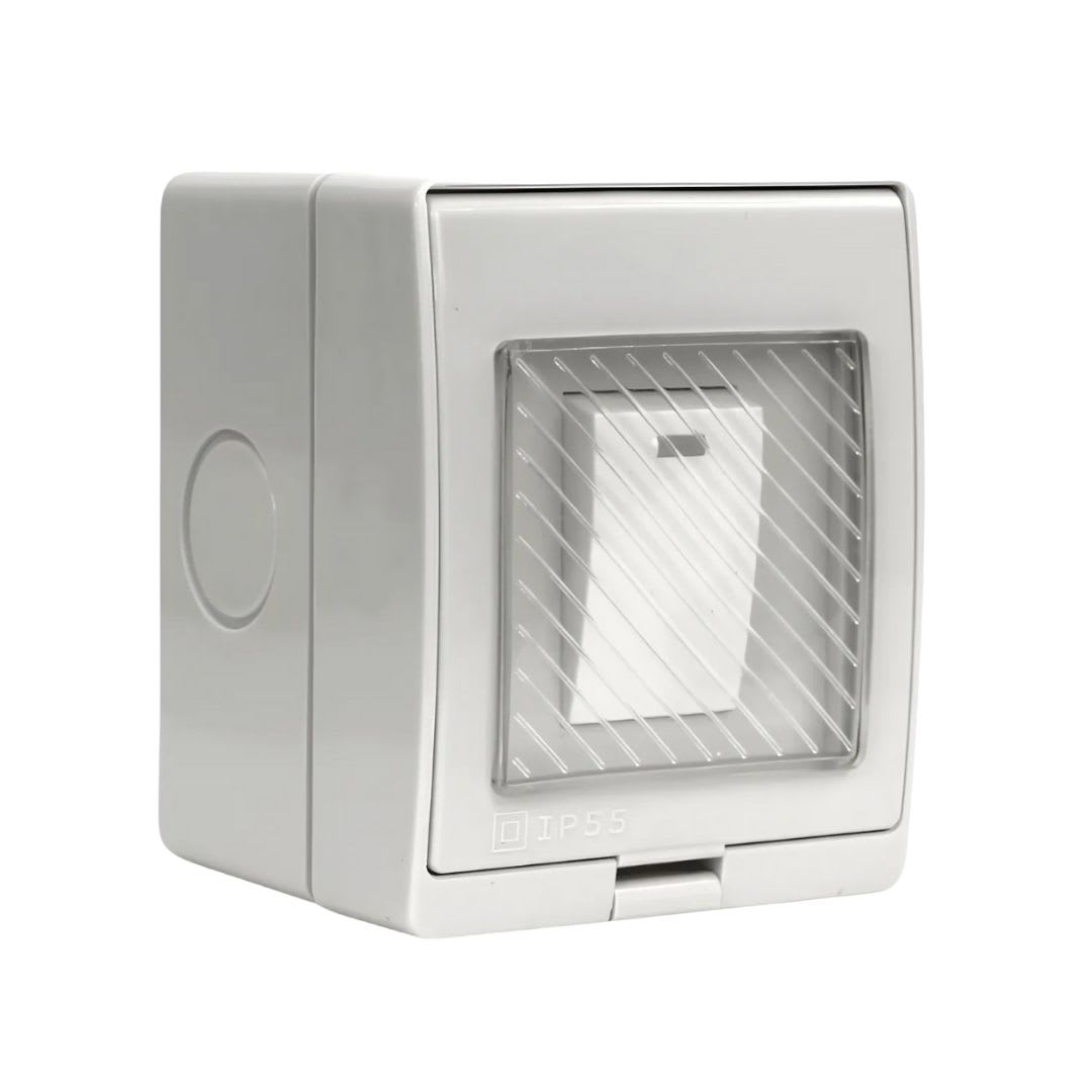 Hidrobox Interperie con Interruptor 9/12 10A 250V IP55 Want 0