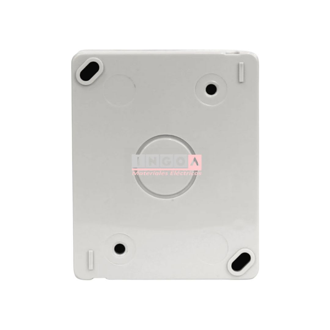 Hidrobox Interperie con Interruptor Doble 9/15 10A 250V IP55 Want - Vista 6