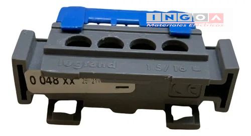Regleta Legrand Azul Neutro 4 Entradas - 48405