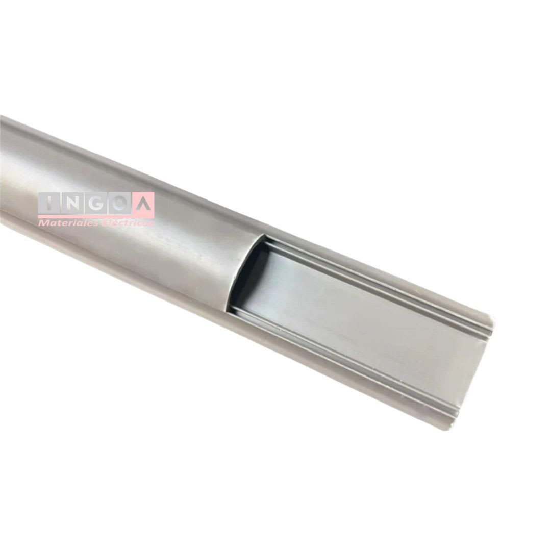 Canaleta PVC Piso 50x15x2000 Gris Con Adhesivo - Vista 4
