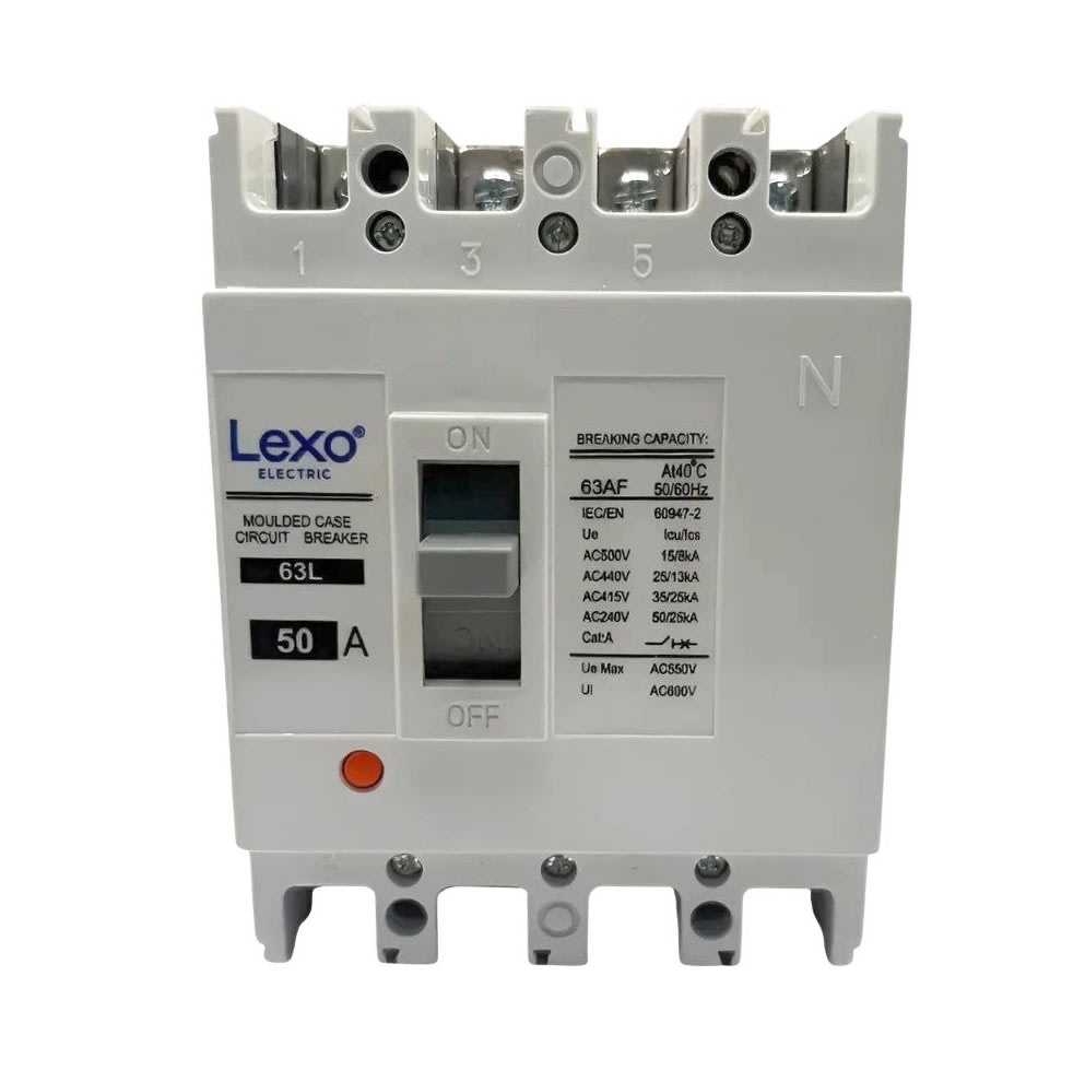 Interruptor Automatico Caja Moldeada 4x50A 35KA Lexo - Imagen Principal