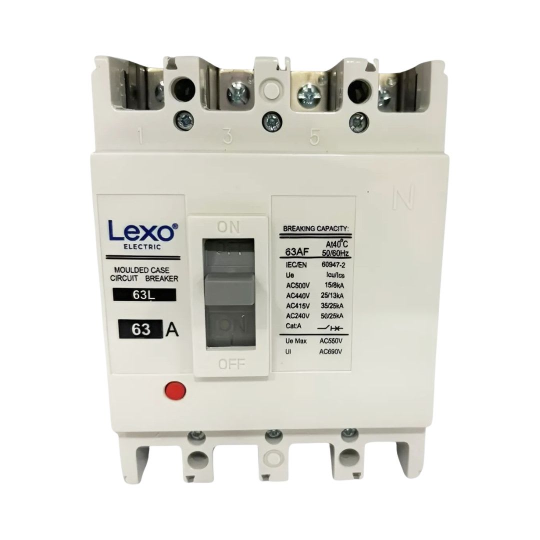 Interruptor Automatico Caja Moldeada 4x63A 35KA Lexo - Imagen Principal