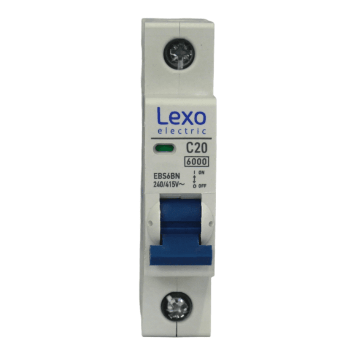 Int. Automatico Lexo 1x20A 6KA Curva C - Vista 2