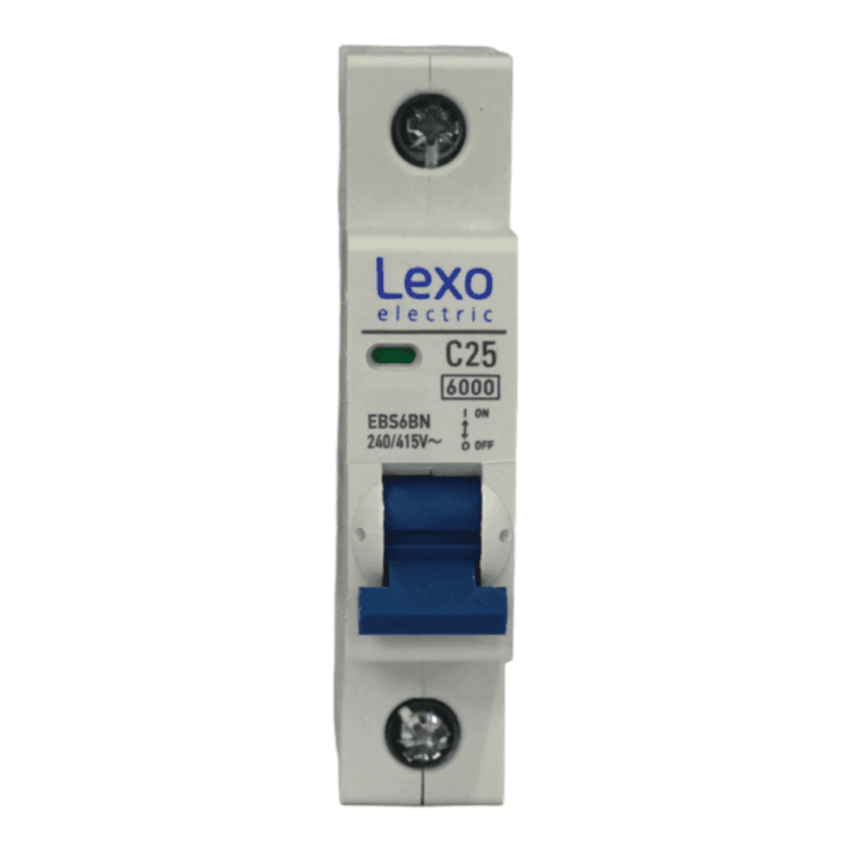 Int. Automatico Lexo 1x25A 6KA Curva C - Vista 2