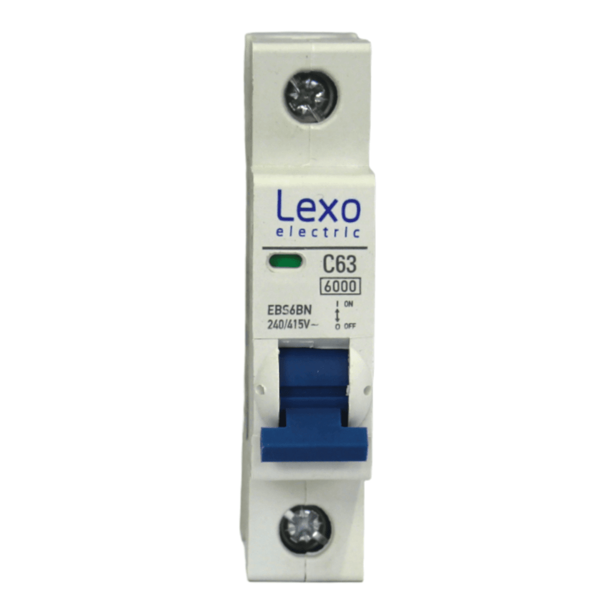 Int. Automatico Lexo 1x63A 6KA Curva C - Vista 2