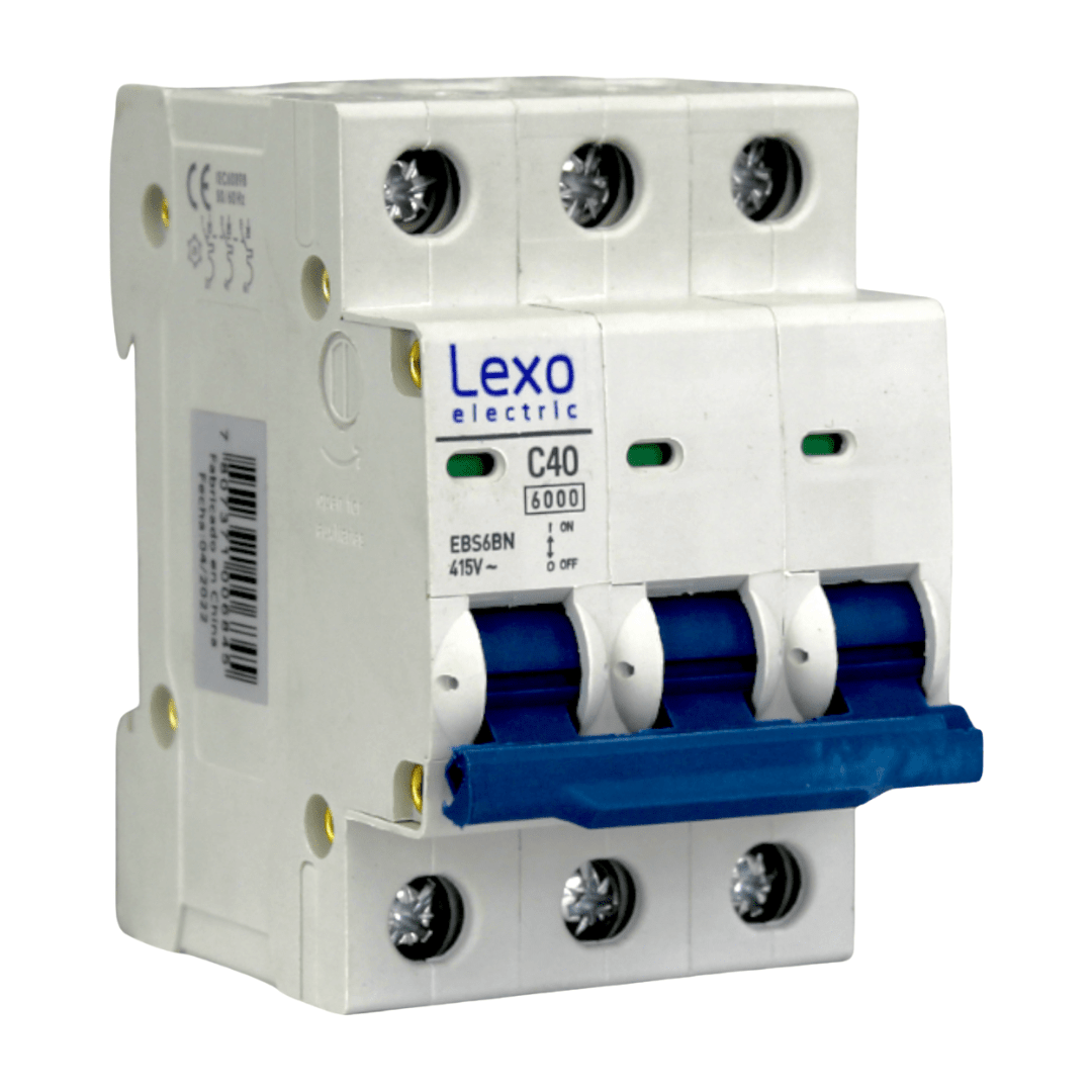 Int. Automatico Lexo 3x40A 6KA Curva C 0