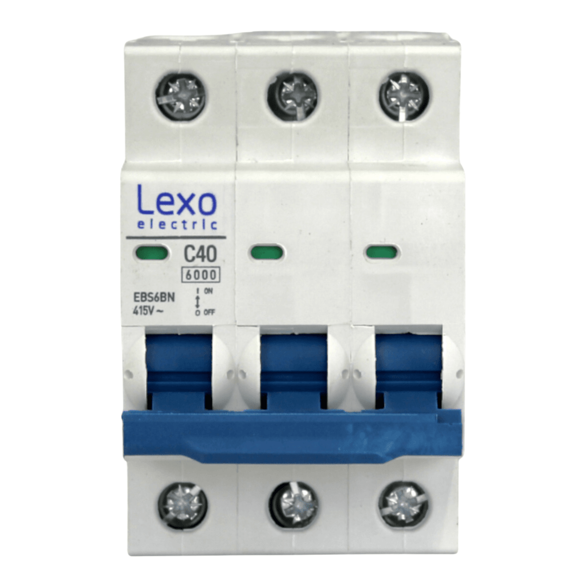 Int. Automatico Lexo 3x40A 6KA Curva C - Vista 2