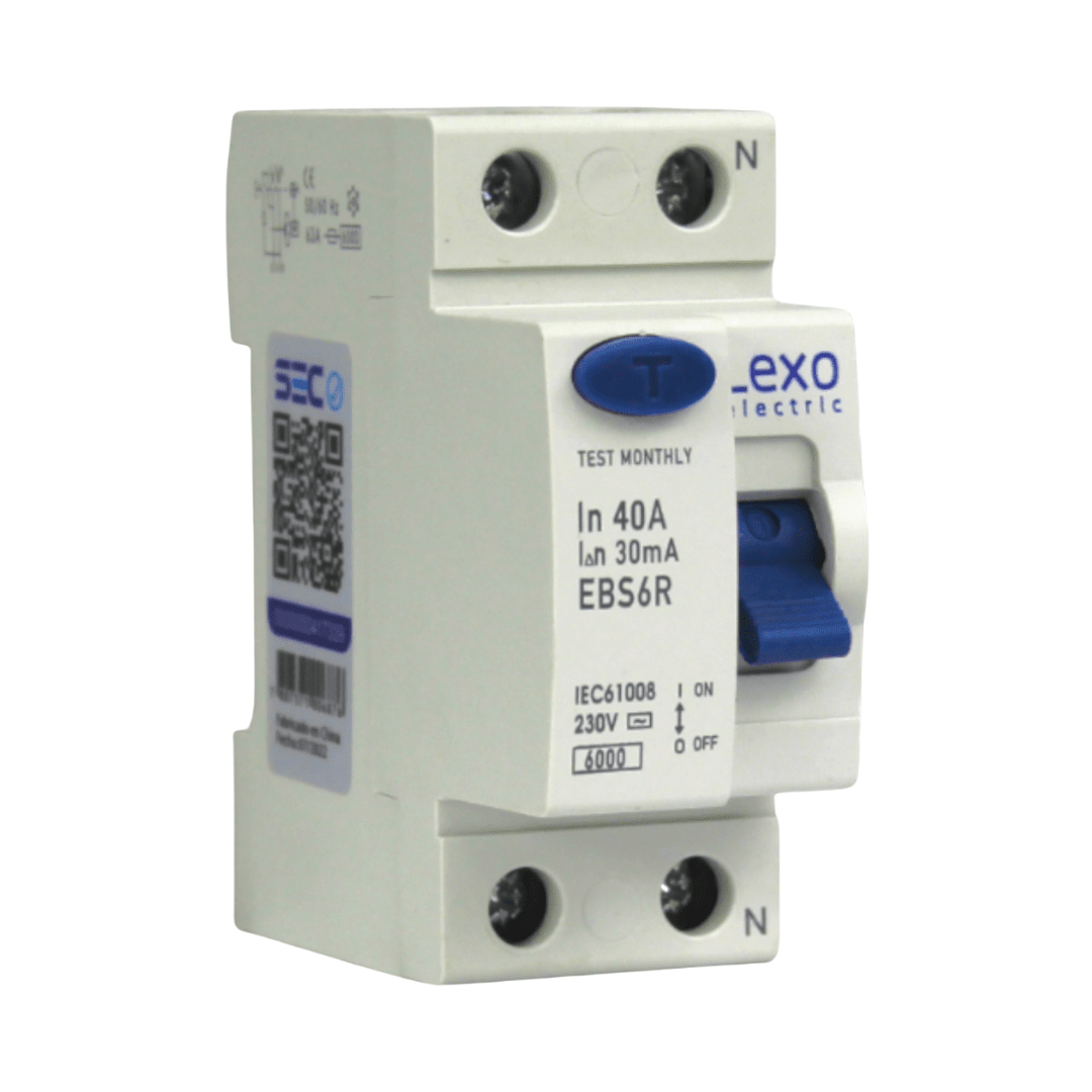 Int. Diferencial Lexo 2x40A 30mA Clase AC 0
