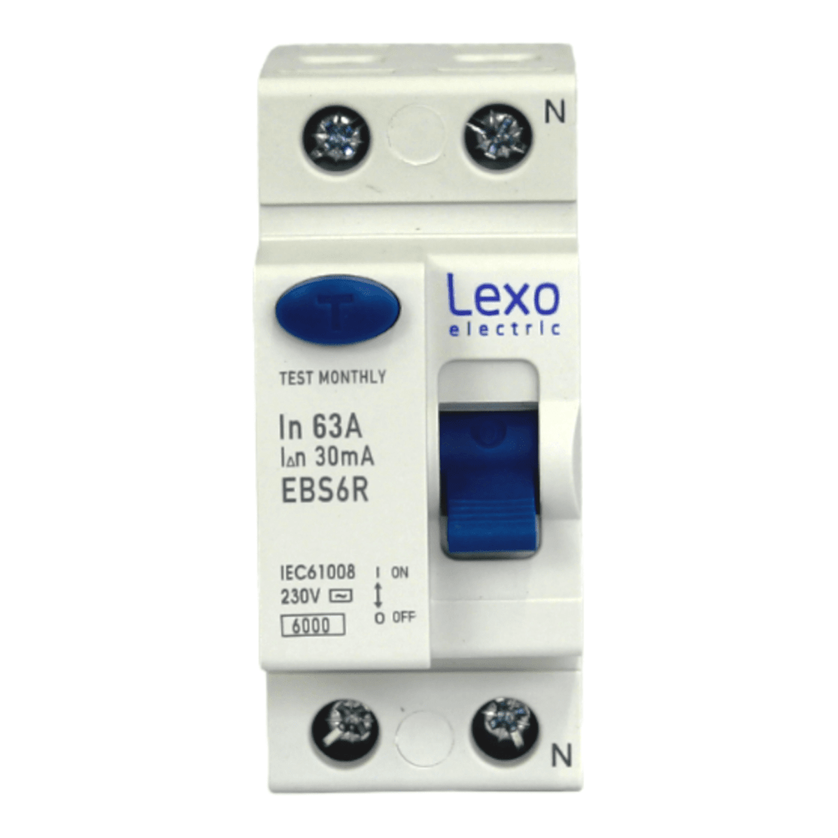 Int. Diferencial Lexo 2x63A 30mA Clase AC - Vista 2