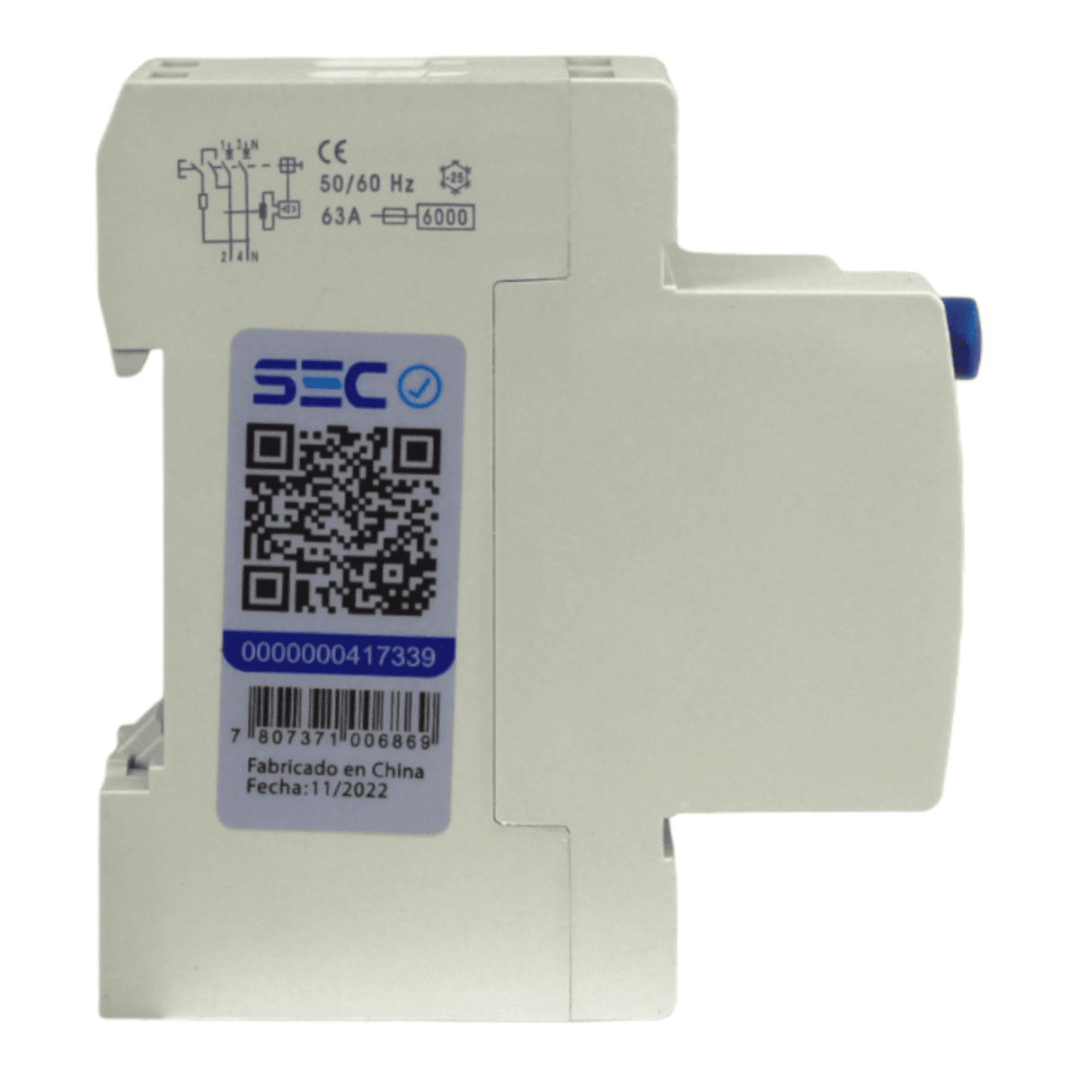 Int. Diferencial Lexo 2x63A 30mA Clase AC3