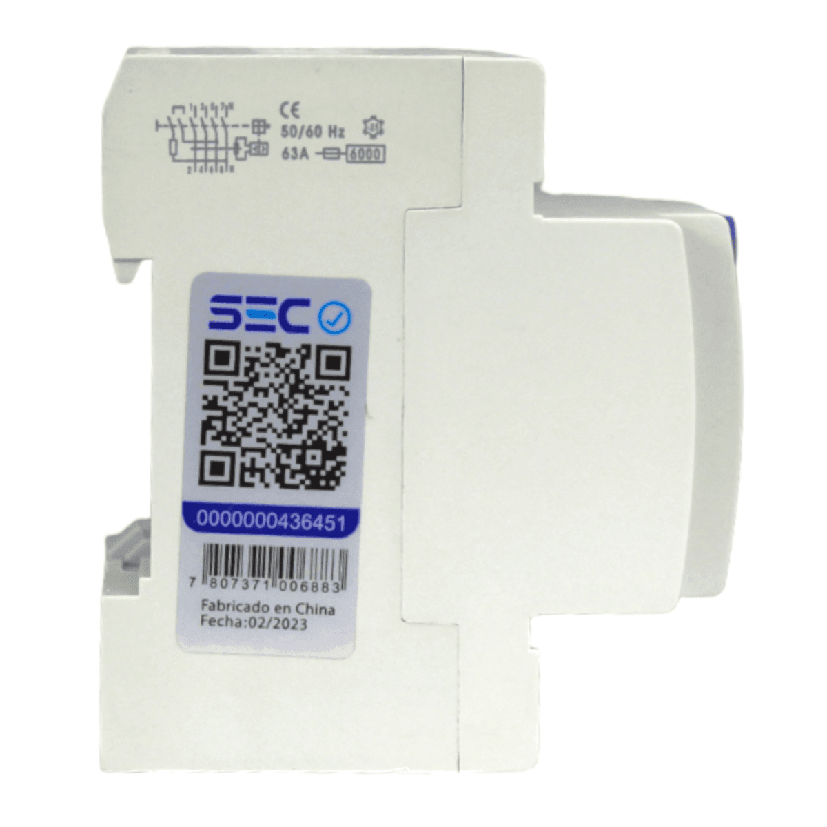 Int. Diferencial Lexo 4x25A 30mA Clase AC - Vista 3