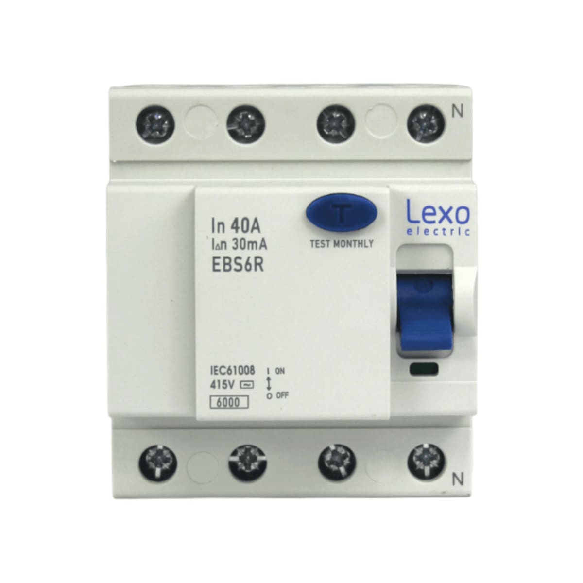 Int. Diferencial Lexo 4x40A 30mA Clase AC2