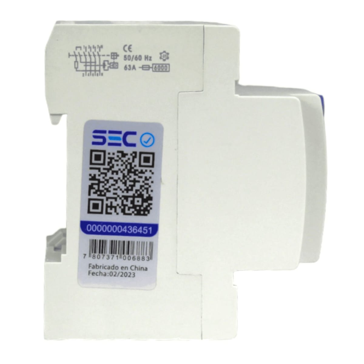 Int. Diferencial Lexo 4x63A 30mA Clase AC - Vista 3