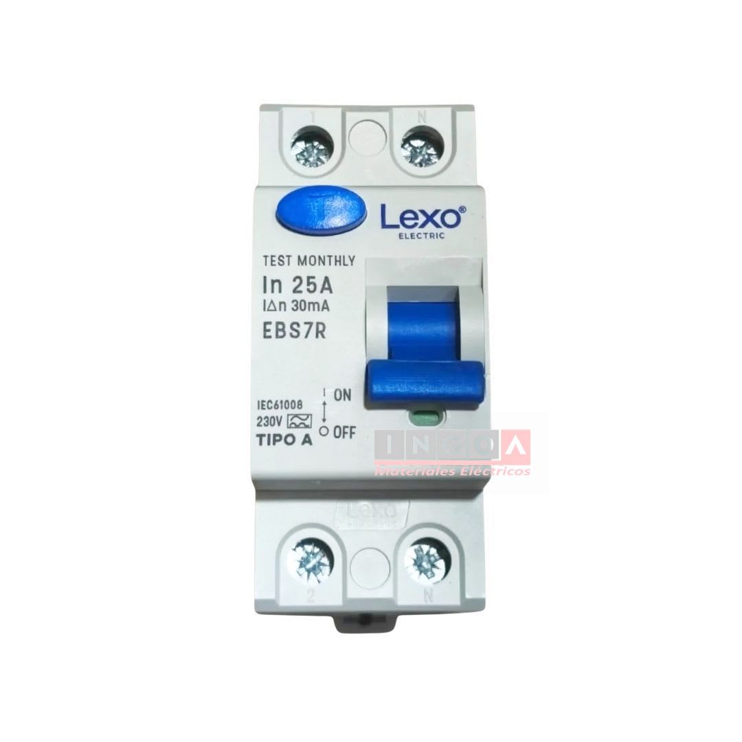 Int. Diferencial Lexo 2x25A 30mA Clase A2