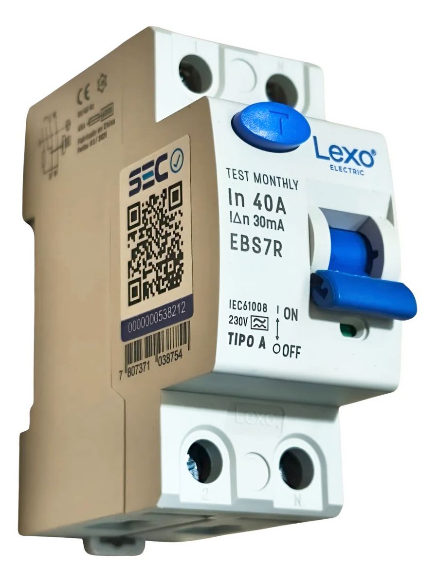 Int. Diferencial Lexo 2x40A 30mA Clase A 0