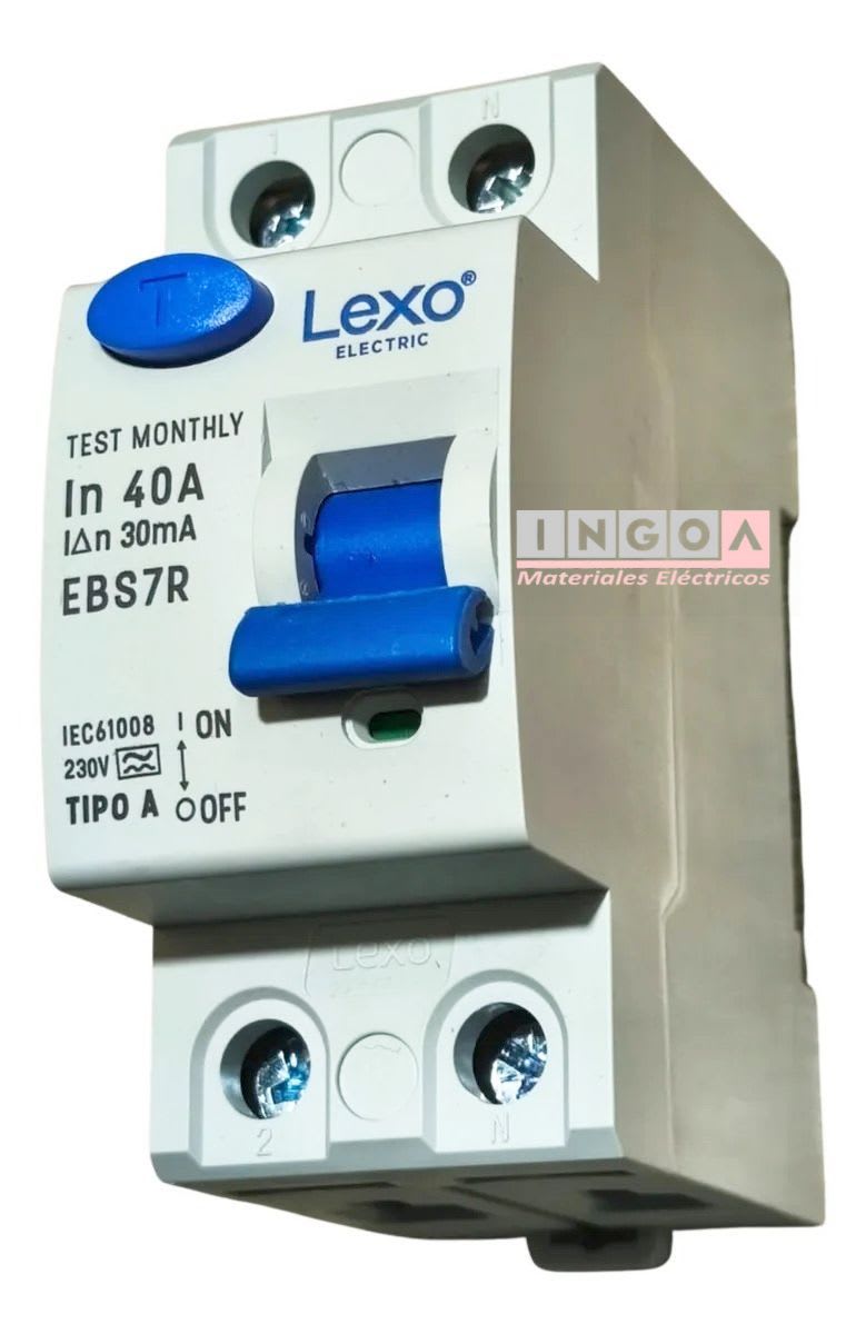 Int. Diferencial Lexo 2x40A 30mA Clase A2