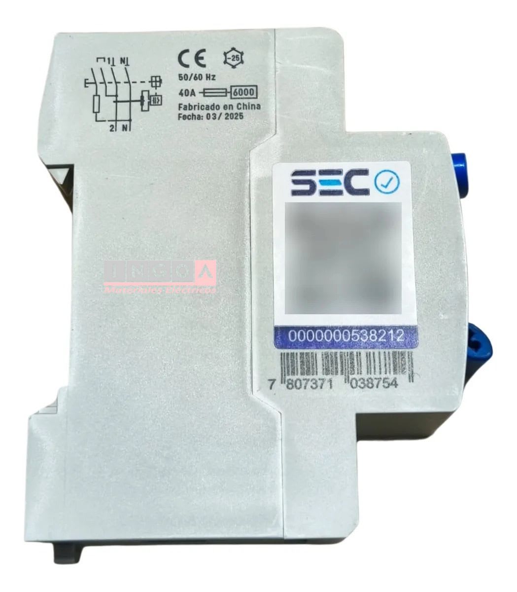 Int. Diferencial Lexo 2x40A 30mA Clase A - Vista 4