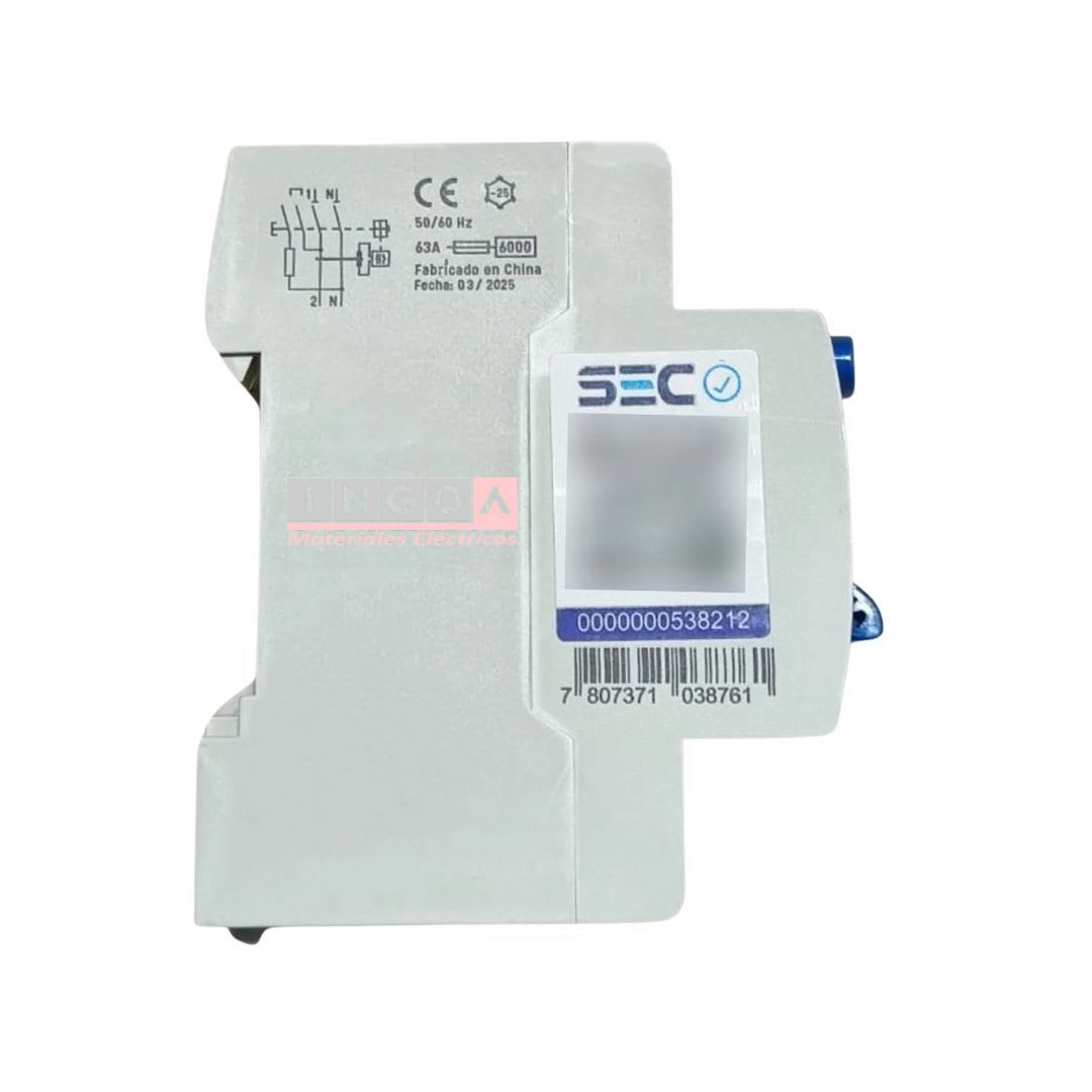 Int. Diferencial Lexo 2x63A 30mA Clase A4